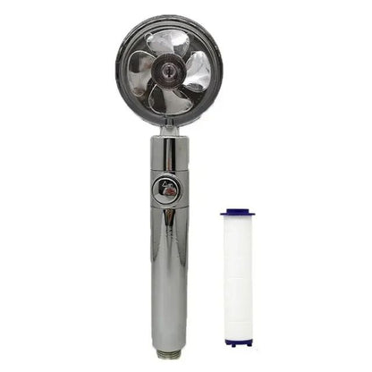 Turbocharged HighPressure Propeller Shower Head With Cotton Filter  Handheld Nozzle For Water Savin 9