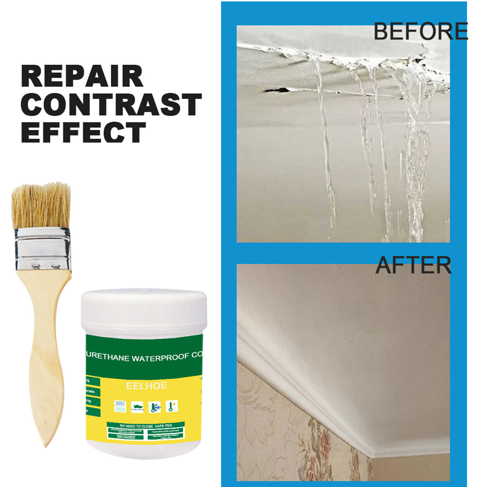 30300g Transparent Waterproof Coating Sealant Agent With Brush Invisible Paste Glue For Roof  Bathr 3