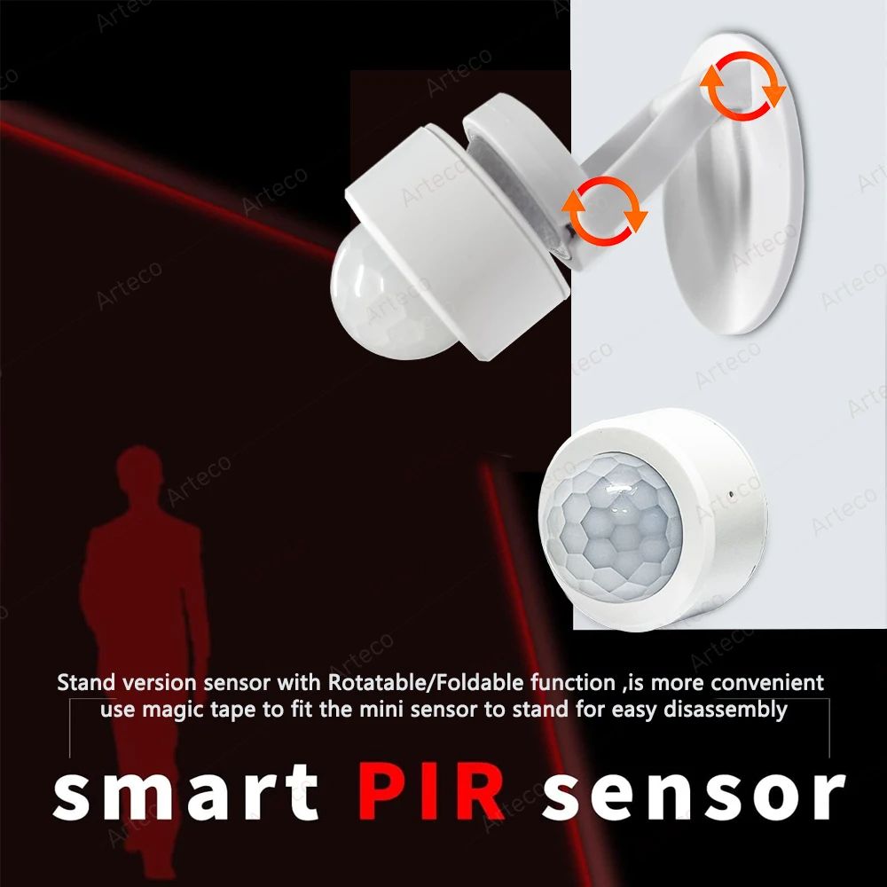 Zigbee Smart PIR Motion Sensor Human Body Infrared Detector Security Alarm Compatible With EWeLink  5