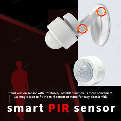 Zigbee Smart PIR Motion Sensor Human Body Infrared Detector Security Alarm Compatible With EWeLink  5
