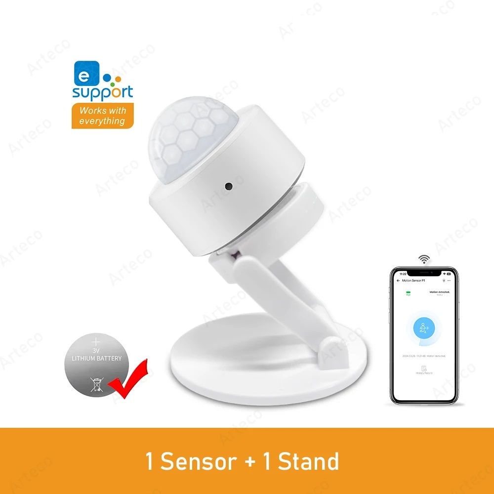 Zigbee Smart PIR Motion Sensor Human Body Infrared Detector Security Alarm Compatible With EWeLink  7