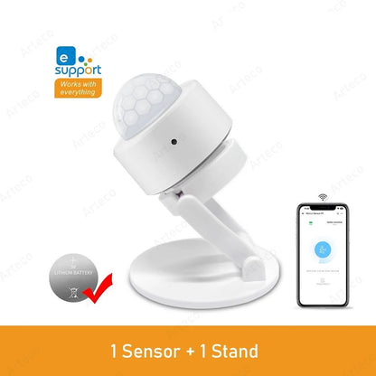 Zigbee Smart PIR Motion Sensor Human Body Infrared Detector Security Alarm Compatible With EWeLink  7