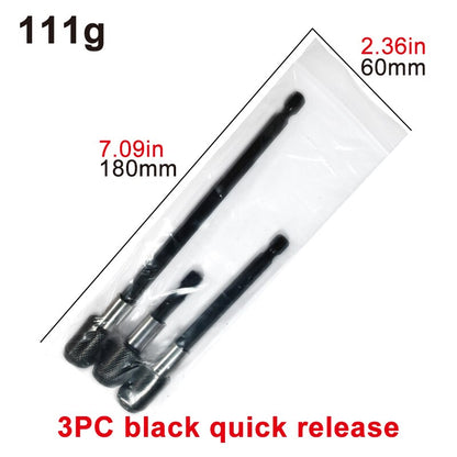 3PC Hexagonal Quick Release SelfLocking Extension Rod Set For Electric Drill  Screwdriver 5