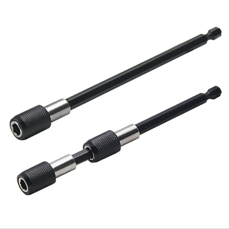 3PC Hexagonal Quick Release SelfLocking Extension Rod Set For Electric Drill  Screwdriver 2