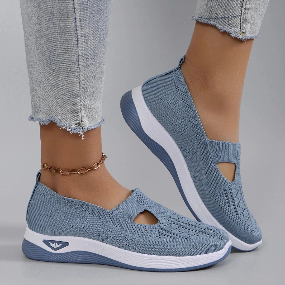 AirStride Womens Lightweight Breathable NonSlip Sneakers 2