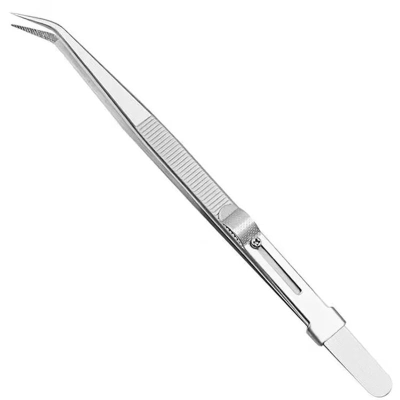 Professional High Precision Stainless Steel Jewelry Tweezers Sandblasting DIY Diamond Gem Jewelers  7