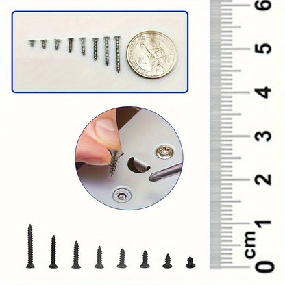M2 Phillips SelfTapping Screw Assortment Kit Locking  Wood Screws Set For DIY  Professional Use 2
