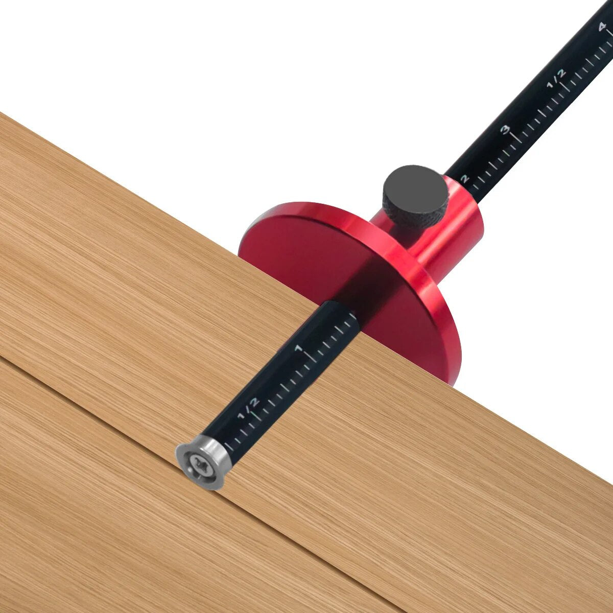 Wheel Marking Gauge Woodworking Scriber With Inch  MM Scale For Precise Mortise Measuring 2