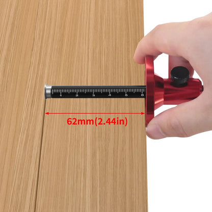 Wheel Marking Gauge Woodworking Scriber With Inch  MM Scale For Precise Mortise Measuring 3