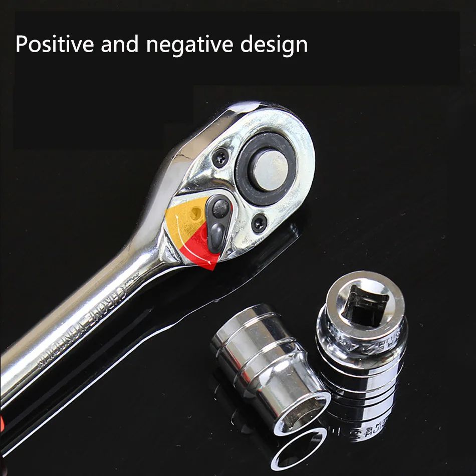 Ratchet Socket Wrench Set MultiFunction Spanner Kit For Bicycle Motorcycle And Car Repairs 2