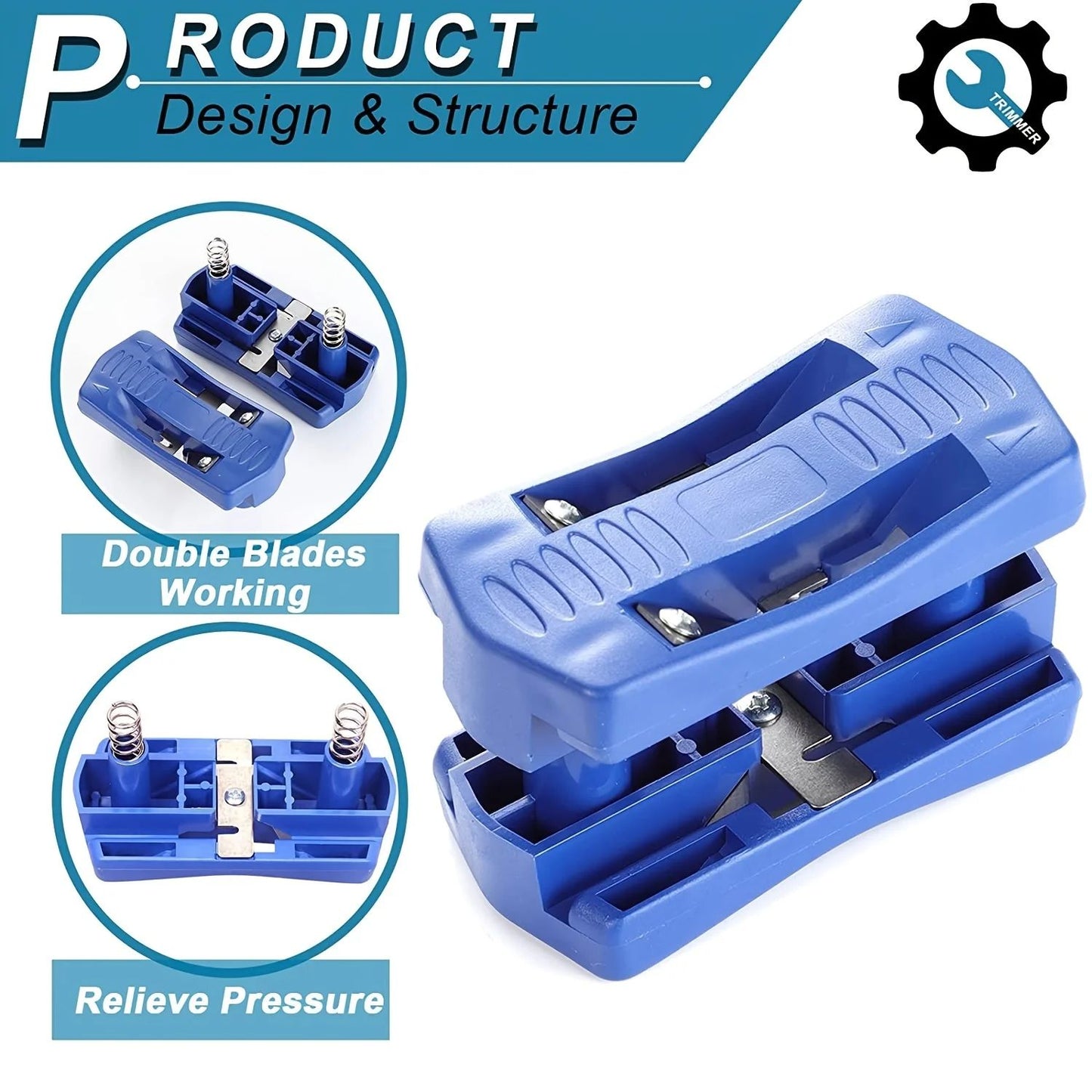 Handle Edge Trimmer Edgebanding End Banding Machine End Cutter Set For Wood Furniture Cabinet Manua 2