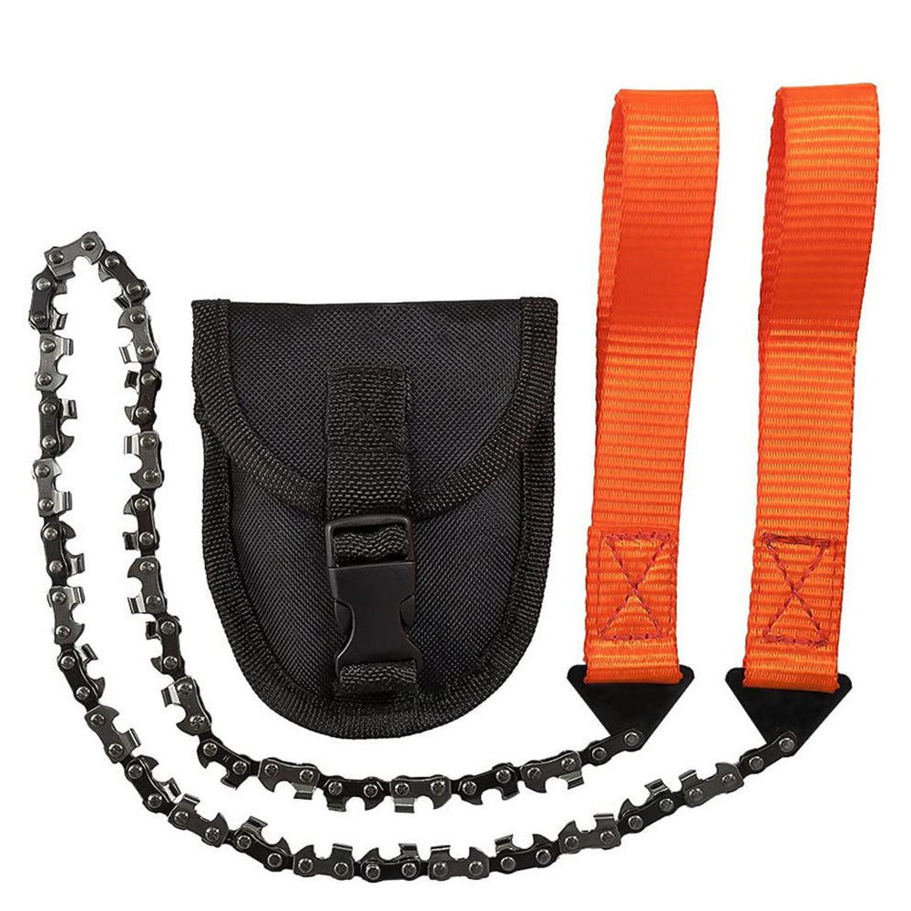 Portable 11Teeth HandDrawn Wire SawOutdoor Survival Saw Chain For Camping Hiking  Emergency Use 3