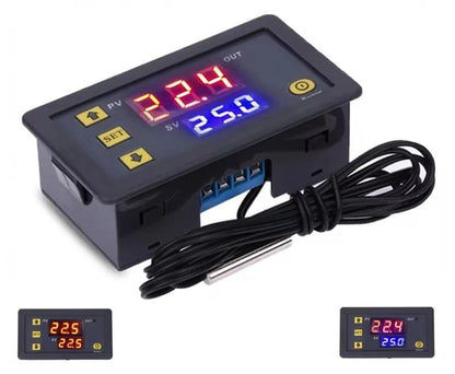 Compact Digital Thermostat Regulator Mini Temperature Controller With Sensor For Heating And Coolin 1
