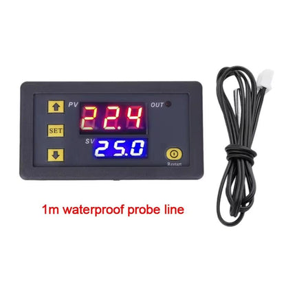 Compact Digital Thermostat Regulator Mini Temperature Controller With Sensor For Heating And Coolin 4