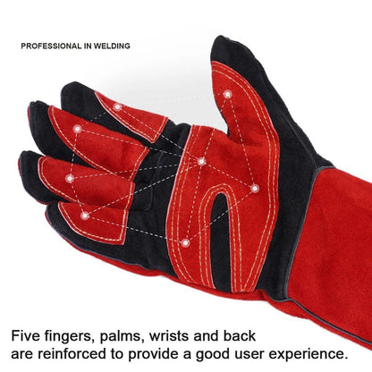 ANDELI Heat Resistant Welding Gloves Durable Multifunctional Protective Gloves For Welding Grilling 4