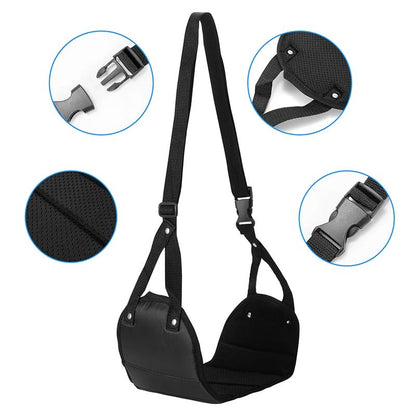 Portable Adjustable Footrest Hammock For Airplane Travel Leg Rest Foot Sling For Long Flights Bus T 2
