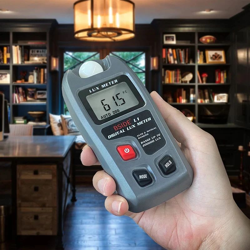 Portable Lux Meter Digital Illuminometer Light Tester Fc With LCD Screen  Sensor 1