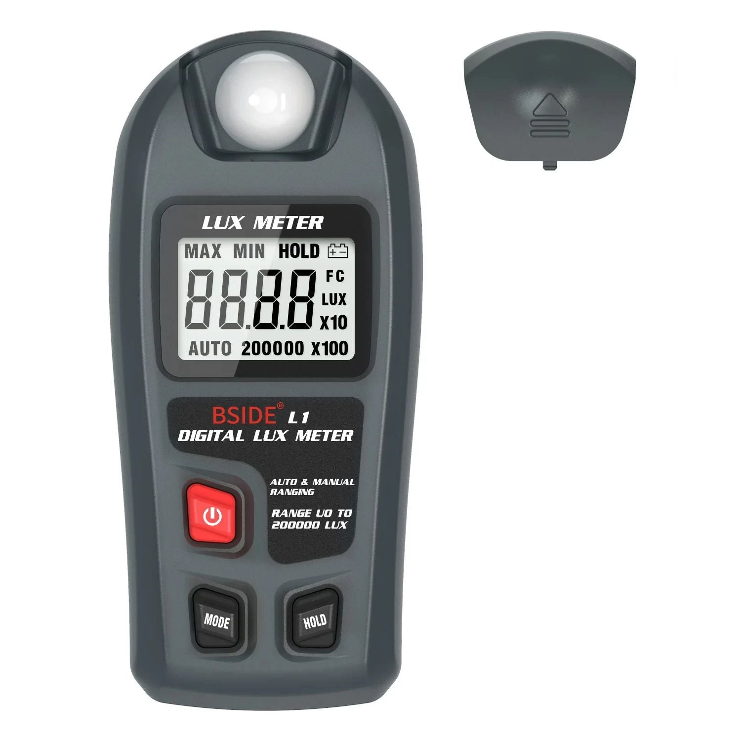 Portable Lux Meter Digital Illuminometer Light Tester Fc With LCD Screen  Sensor 4