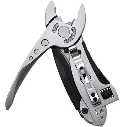 Multitool Pliers Pocket Knife Screwdriver Set Adjustable Wrench Jaw Spanner Repair Kit For Outdoor  3