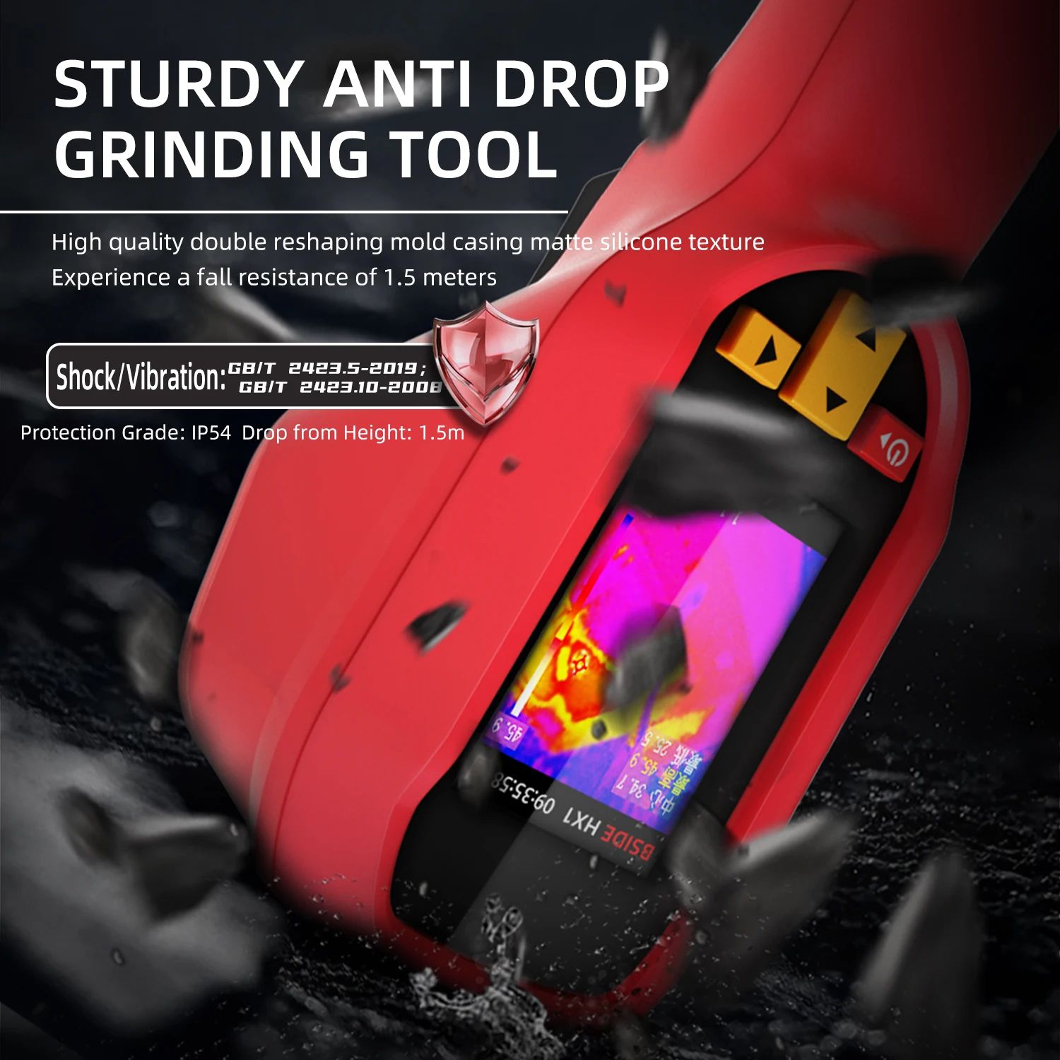 Handheld Thermal Imager Industrial Infrared Camera 15 Color Modes Ideal For PCB Pipeline  Fire Safe 2