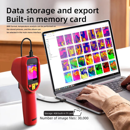 Handheld Thermal Imager Industrial Infrared Camera 15 Color Modes Ideal For PCB Pipeline  Fire Safe 3