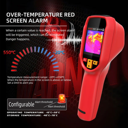 Handheld Thermal Imager Industrial Infrared Camera 15 Color Modes Ideal For PCB Pipeline  Fire Safe 4