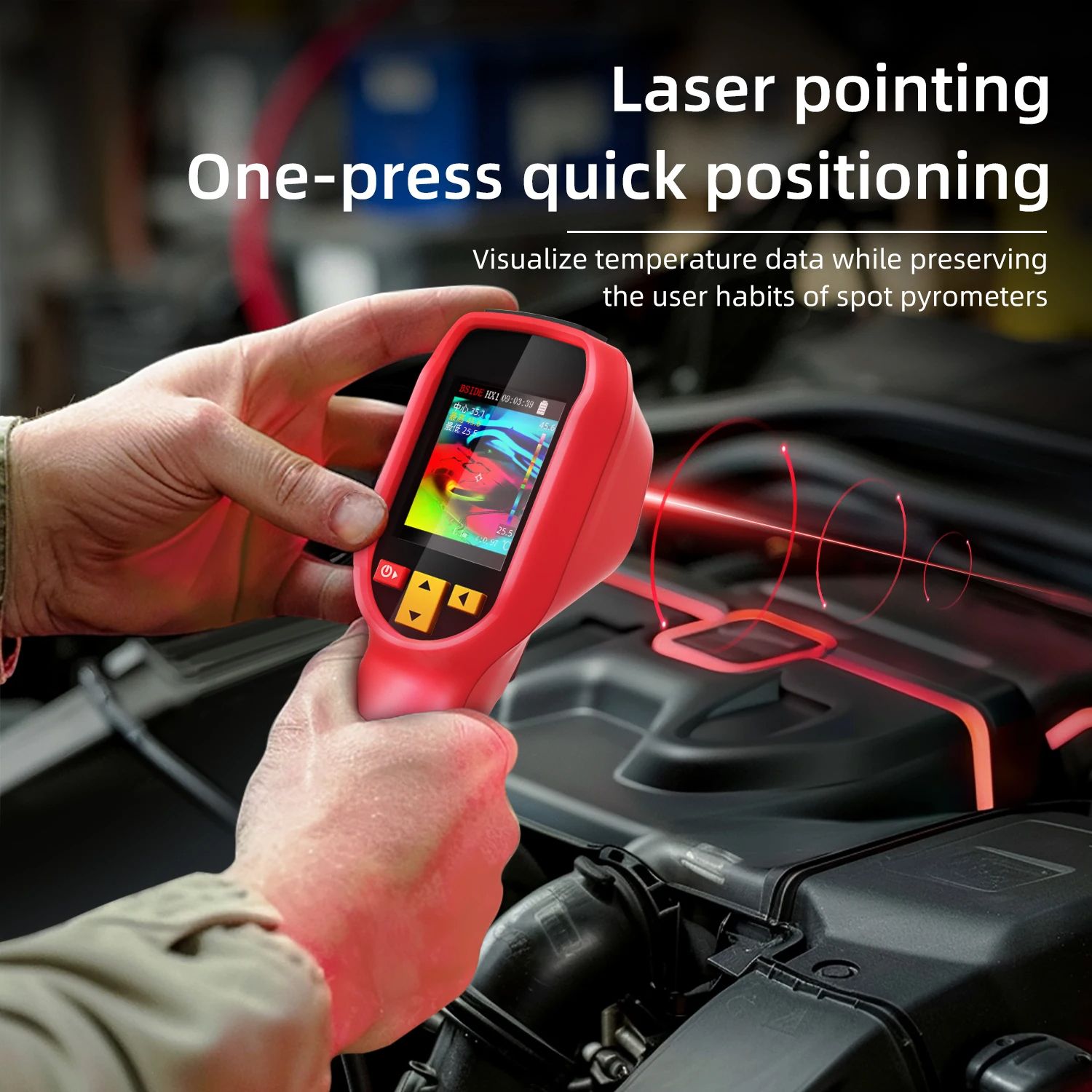 Handheld Thermal Imager Industrial Infrared Camera 15 Color Modes Ideal For PCB Pipeline  Fire Safe 5