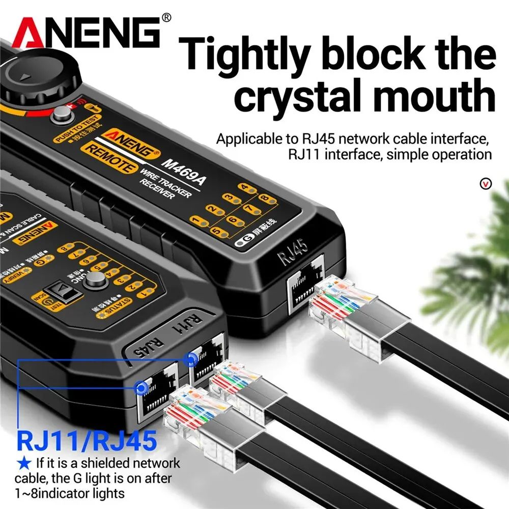 Smart Network Cable Tester LAN Wire Tracker  Finder For Network Repair  Electrical Diagnostics 2