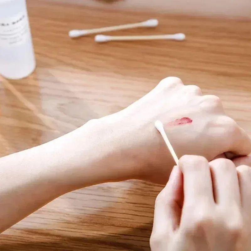 100pcs Per Pack Baby Cotton Swabs  DoubleEnded Ear Cleaning Sticks Healthy Cleaning Tools For Infan 1