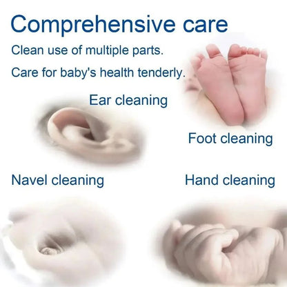 100pcs Per Pack Baby Cotton Swabs  DoubleEnded Ear Cleaning Sticks Healthy Cleaning Tools For Infan 5