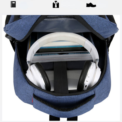 Waterproof USB Charging Backpack for Men Classic Large Capacity Travel Laptop  School Bag