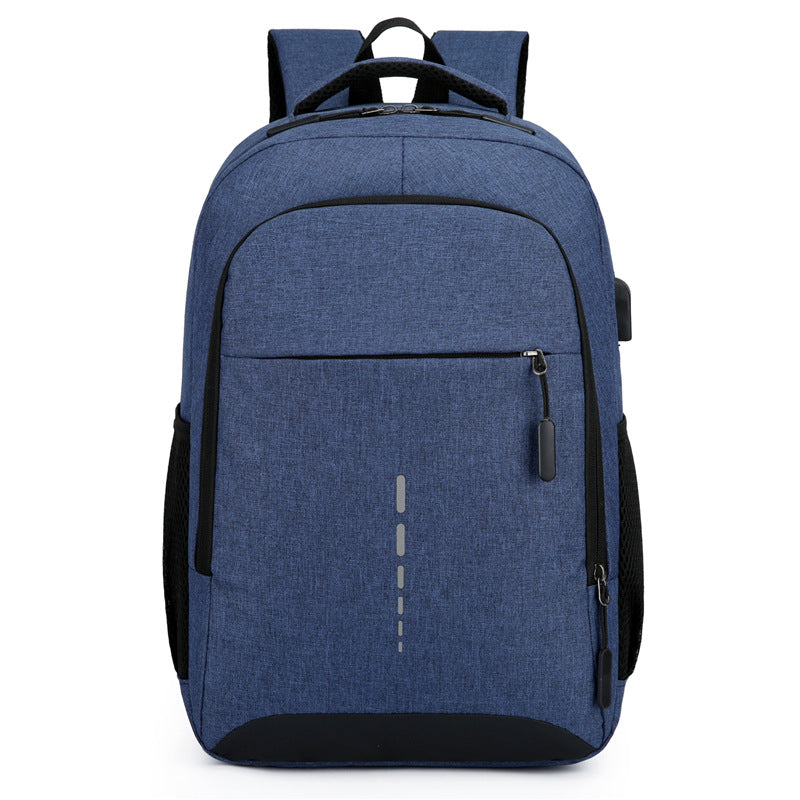 Waterproof USB Charging Backpack for Men Classic Large Capacity Travel Laptop  School Bag