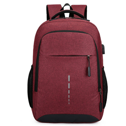 Waterproof USB Charging Backpack for Men Classic Large Capacity Travel Laptop  School Bag