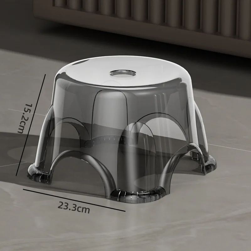 Waterproof Bathroom Step Stool Chair Lightweight Durable NonSlip Bath Seat For Elderly  Children 3