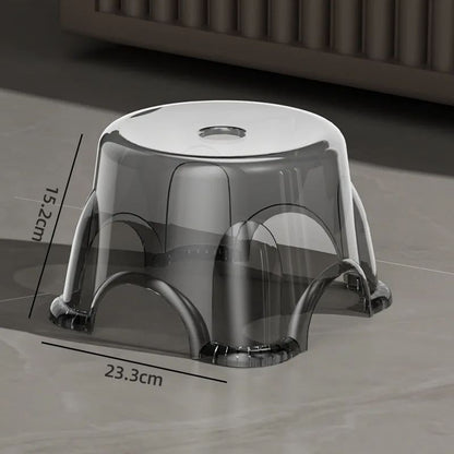 Waterproof Bathroom Step Stool Chair Lightweight Durable NonSlip Bath Seat For Elderly  Children 3