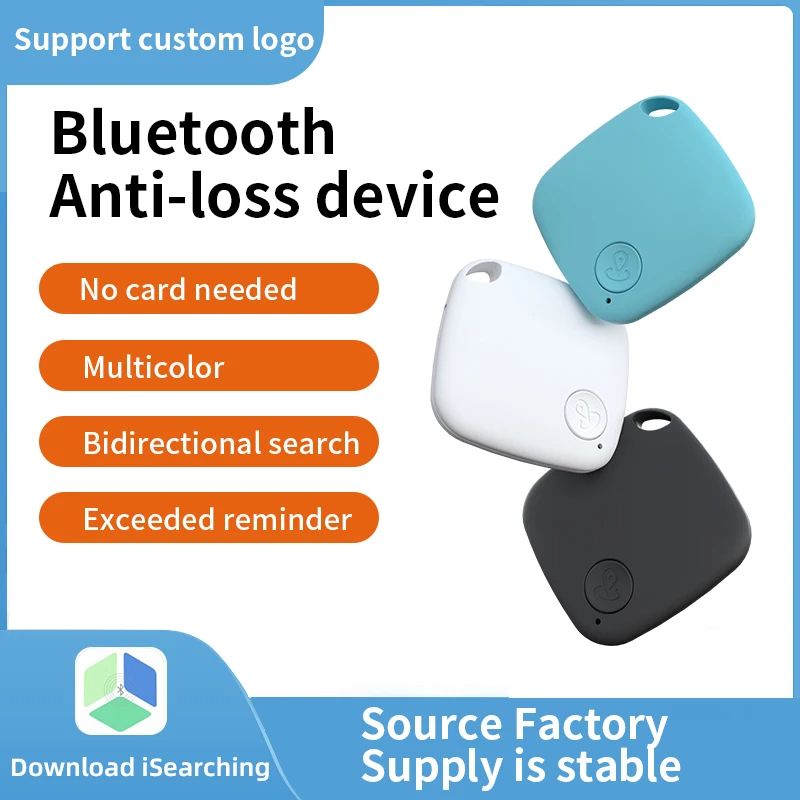 Mini Bluetooth Tracker AntiLost Device Smart Finder Locator For Kids Pets Wallet Bag Key Round Trac 1