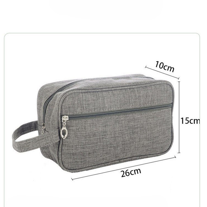 Oxford Cloth Waterproof Wash Bag Mens  Womens Travel Portable Makeup Organizer