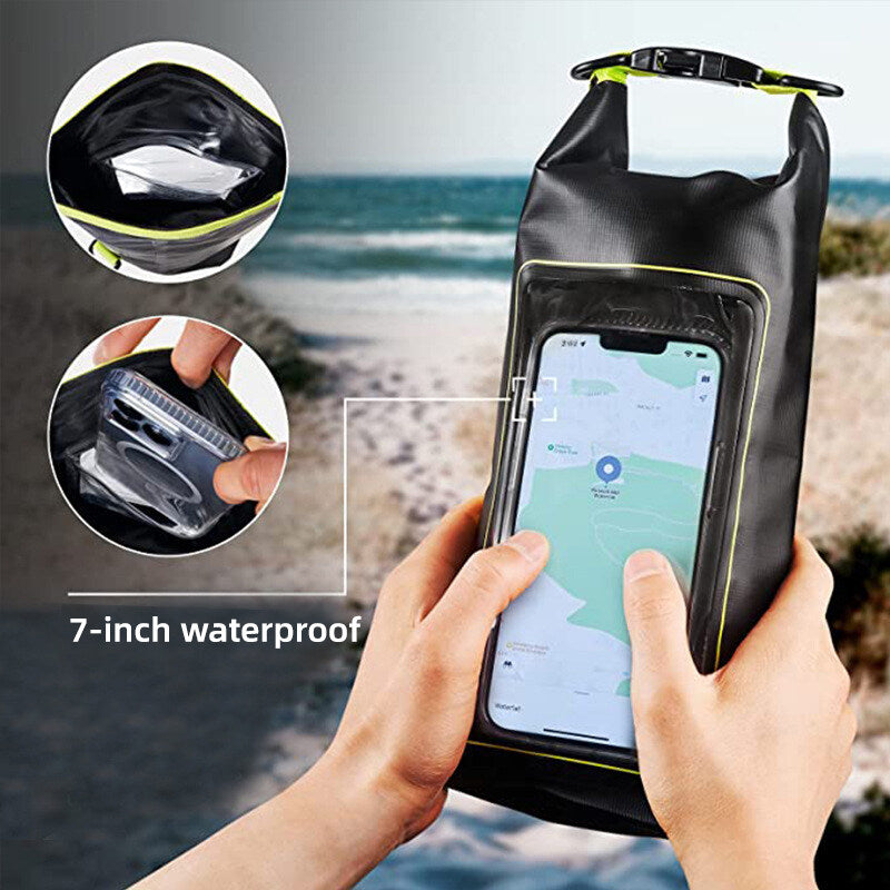 2L Touchscreen Waterproof Dry Bag Ideal for Kayaking Rafting Trekking  Camping