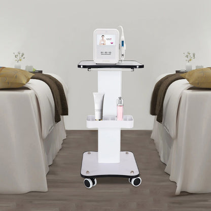 3Tier Rolling Trolley Cart For Beauty Salons SPA Equipment Machine Holder Organizer With Push Handl 2