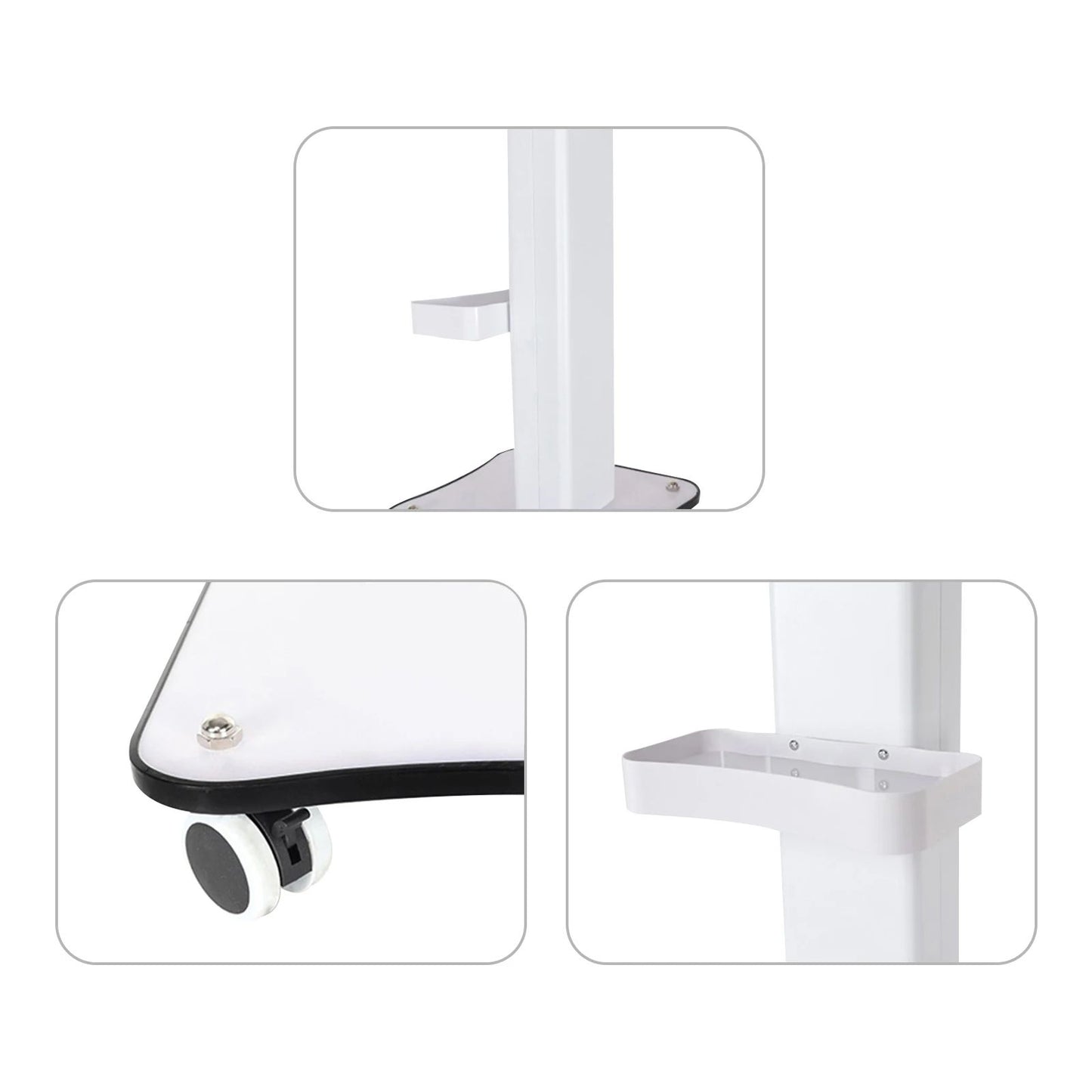 3Tier Rolling Trolley Cart For Beauty Salons SPA Equipment Machine Holder Organizer With Push Handl 4