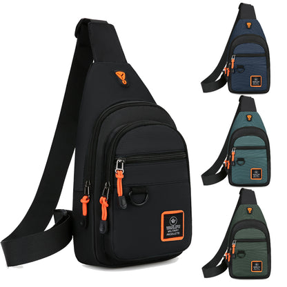 Versatile Mens Chest Bag Waterproof Crossbody Backpack for Hiking Cycling  Travel