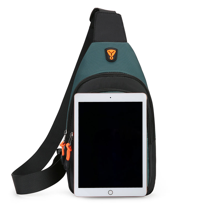 Versatile Mens Chest Bag Waterproof Crossbody Backpack for Hiking Cycling  Travel
