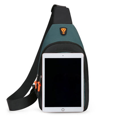 Versatile Mens Chest Bag Waterproof Crossbody Backpack for Hiking Cycling  Travel