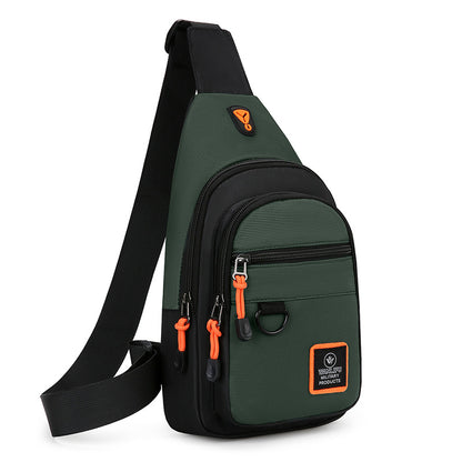 Versatile Mens Chest Bag Waterproof Crossbody Backpack for Hiking Cycling  Travel