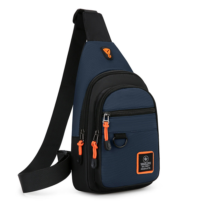 Versatile Mens Chest Bag Waterproof Crossbody Backpack for Hiking Cycling  Travel