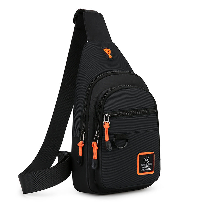 Versatile Mens Chest Bag Waterproof Crossbody Backpack for Hiking Cycling  Travel