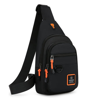 Versatile Mens Chest Bag Waterproof Crossbody Backpack for Hiking Cycling  Travel