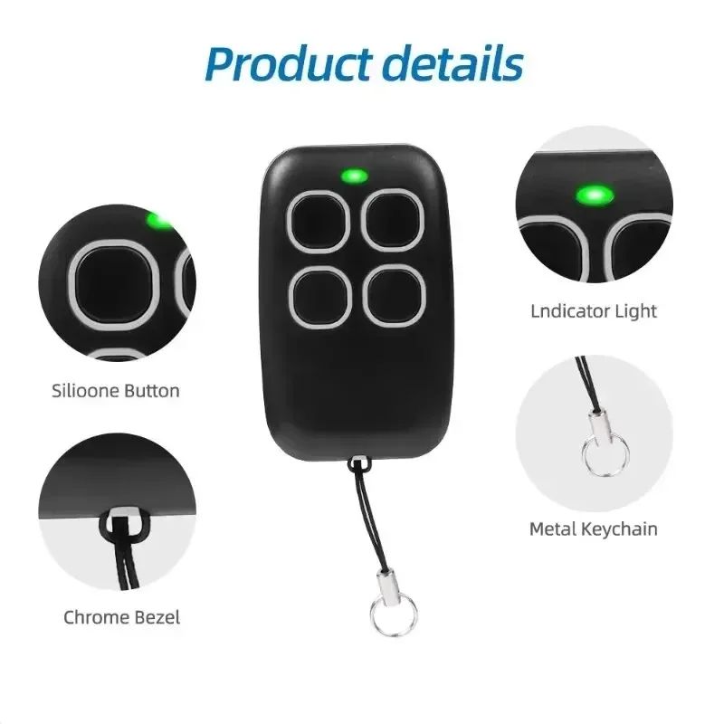 Universal Duplicator Garage Remote Controller  43392 MHz Fixed Code SelfCopying Automation Gate Ope 5