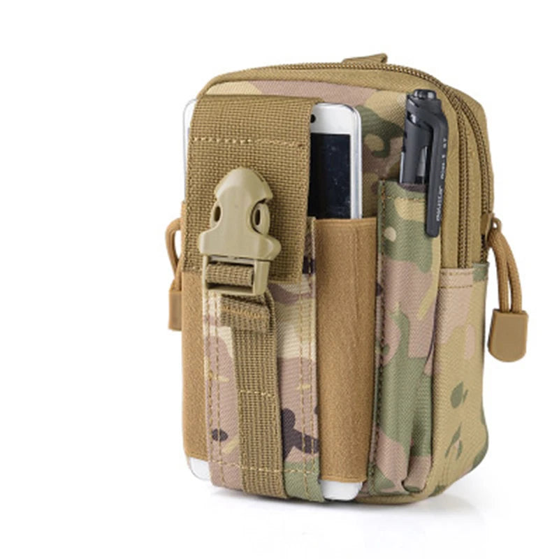 Mens Camouflage Tactical Leg Bag Waterproof Motorcycle  Cycling Waist Pack