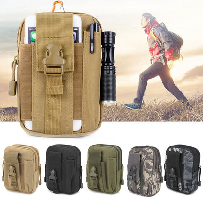Mens Camouflage Tactical Leg Bag Waterproof Motorcycle  Cycling Waist Pack